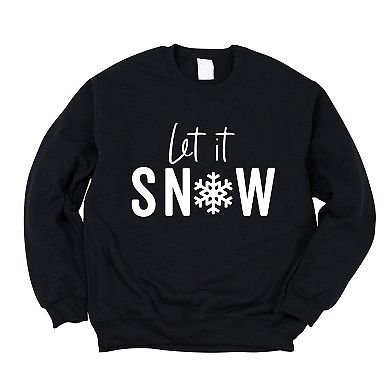 Let It Snow - Womens Sweatshirt