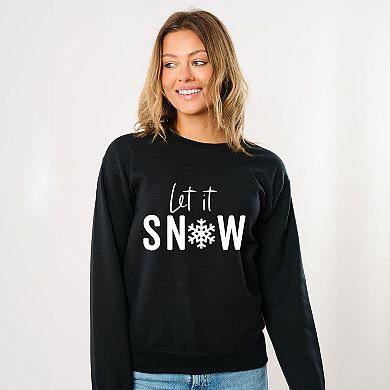 Let It Snow - Womens Sweatshirt