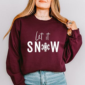 Let It Snow - Womens Sweatshirt