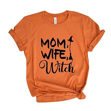 Simply Sage Market Mom Wife Witch Cursive Short Sleeve Tee