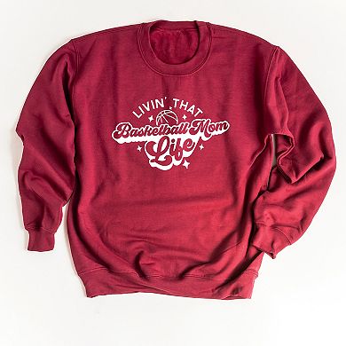 Simply Sage Market Livin' That Basketball Mom Life Sweatshirt