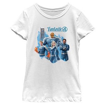 Girls 7-16 Marvel The Fantastic Four Family Portrait Graphic Tee