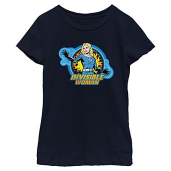 Girls 7-16 Marvel Sue Storm Invisible Woman Short Sleeve Graphic Tee