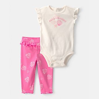 Baby Carter's 2 pc 'Mommy's Mini Treasure' Bodysuit & Pants Set