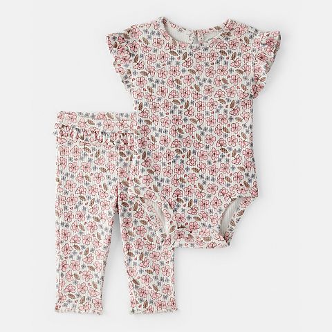 Детский боди и штаны Carter's Ruffle Floral