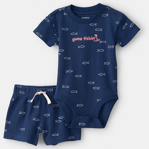Carter’s Baby Carter’s Thermal Bodysuit & Shorts Set
