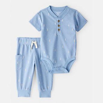 Baby Carter’s Lightning Thermal Bodysuit & Pant Set
