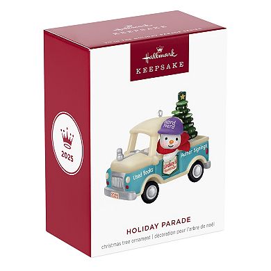 Hallmark Keepsake Christmas Ornament Holiday Parade 2025 Snowman Truck Decor