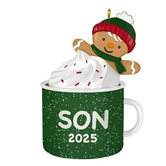 Gingerbread Boy in Mug Hallmark Keepsake Christmas Ornament 2025