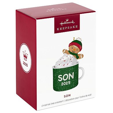 Gingerbread Boy in Mug Hallmark Keepsake Christmas Ornament 2025