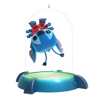 Hallmark Keepsake Christmas Ornament Disney's Lilo & Stitch Experiment 626 With Light