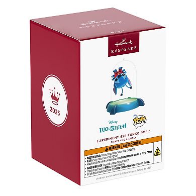 Hallmark Keepsake Christmas Ornament Disney's Lilo & Stitch Experiment 626 With Light