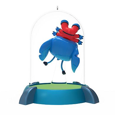 Hallmark Keepsake Christmas Ornament Disney's Lilo & Stitch Experiment 626 With Light
