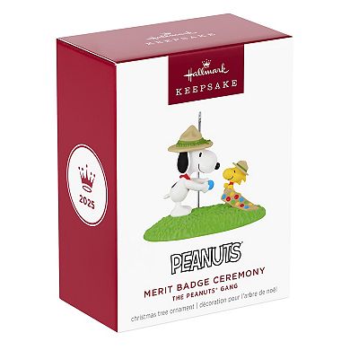 Peanuts Gang Merit Badge Ceremony Hallmark Keepsake Christmas Ornament