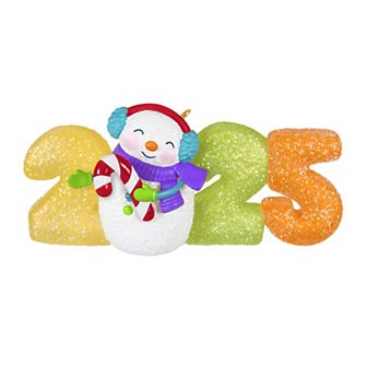 Hallmark Keepsake Christmas Ornament Sweet Decade 2025 Snowman Design