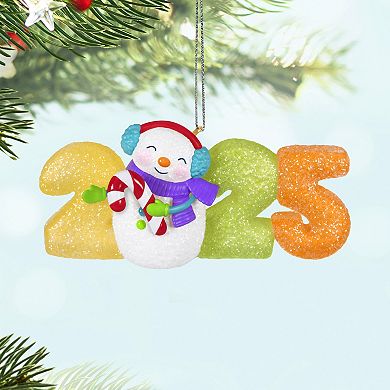 Hallmark Keepsake Christmas Ornament Sweet Decade 2025 Snowman Design