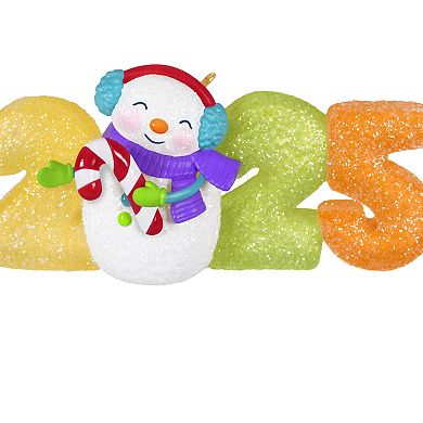 Hallmark Keepsake Christmas Ornament Sweet Decade 2025 Snowman Design