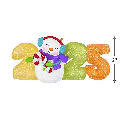 Hallmark Keepsake Christmas Ornament Sweet Decade 2025 Snowman Design