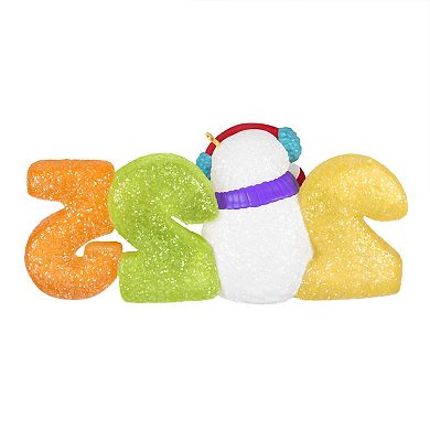 Hallmark Keepsake Christmas Ornament Sweet Decade 2025 Snowman Design