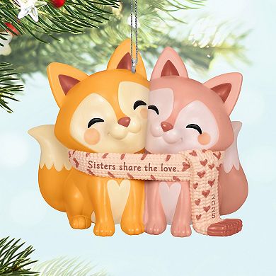 Hallmark Keepsake Christmas Ornament Sisters Share the Love 2025