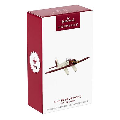 Sky's the Limit Airplane Hallmark Keepsake Christmas Ornament