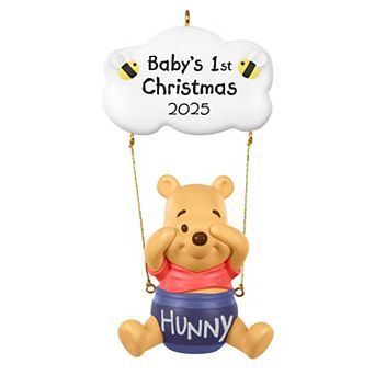 Disney's Winnie the Pooh Baby's First Hallmark Keepsake Christmas Ornament 2025