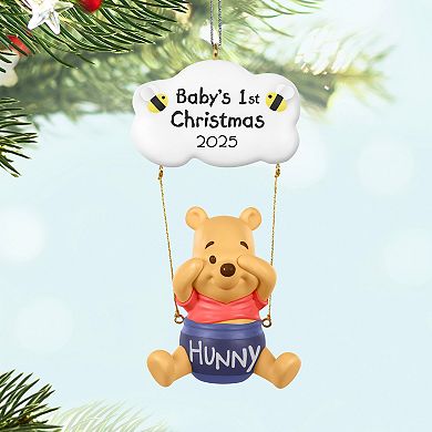 Disney's Winnie the Pooh Baby's First Hallmark Keepsake Christmas Ornament 2025