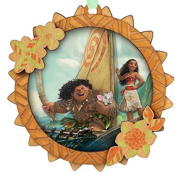 Disney's Moana Setting Sail Papercraft Hallmark Keepsake Christmas Ornament