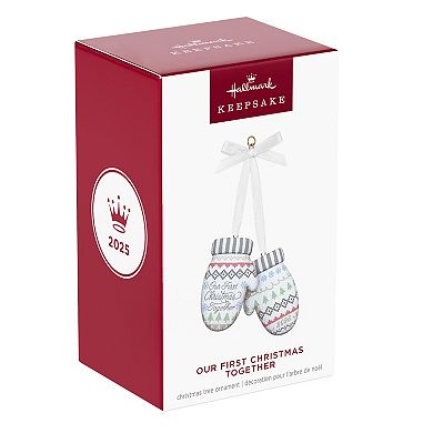 Hallmark Keepsake Christmas Ornament Our First Christmas Together 2025 Porcelain