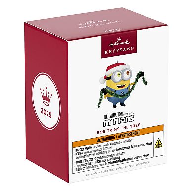 Hallmark Keepsake Minions Bob Christmas Ornament With Sound