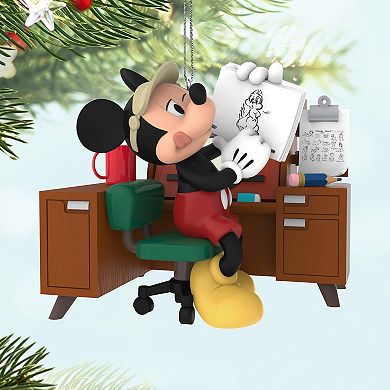 Hallmark Keepsake Disney Mickey Mouse Ornament From Sketch to Screen