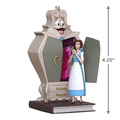 Disney's Beauty and the Beast Belle & Wardrobe Hallmark Keepsake Christmas Ornament