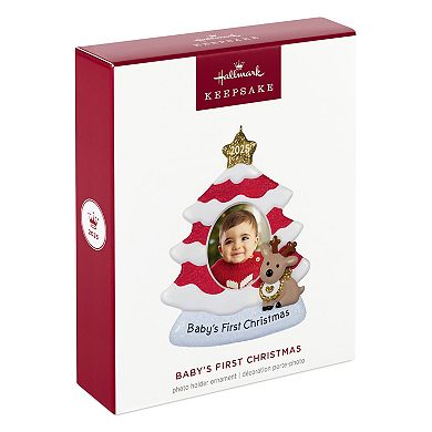 Baby's First Christmas Photo Frame 2025 Hallmark Keepsake Christmas Ornament