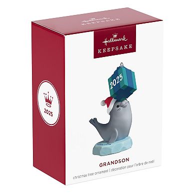 Grandson Seal 2025 Hallmark Keepsake Christmas Ornament