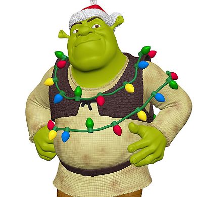 Shrek With Holiday Lights Hallmark Keepsake Christmas Ornament
