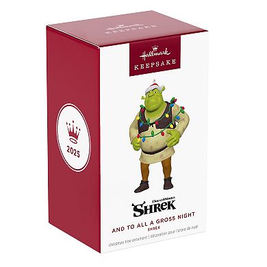 Shrek With Holiday Lights Hallmark Keepsake Christmas Ornament