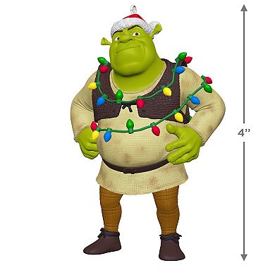 Shrek With Holiday Lights Hallmark Keepsake Christmas Ornament