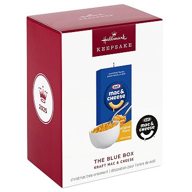Kraft Mac & Cheese The Blue Box Hallmark Keepsake Christmas Ornament