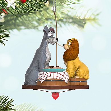 Disney's Lady & the Tramp Spaghetti Supper Hallmark Keepsake Christmas Ornament