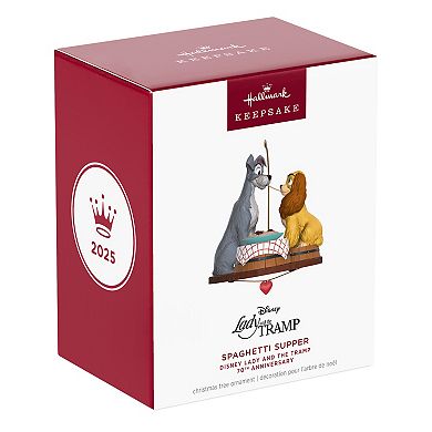 Disney's Lady & the Tramp Spaghetti Supper Hallmark Keepsake Christmas Ornament