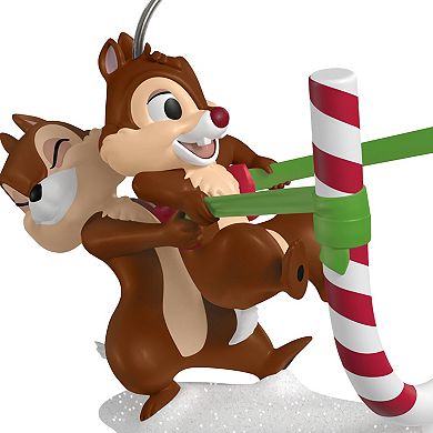 Disney's Chip & Dale Candy Cane Catapult Hallmark Keepsake Christmas Ornament