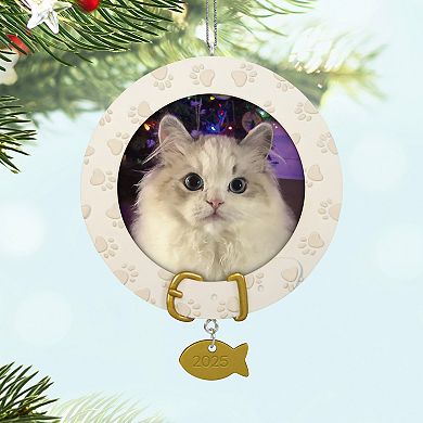 Furry Friend 2025 Photo Frame Hallmark Keepsake Christmas Ornament
