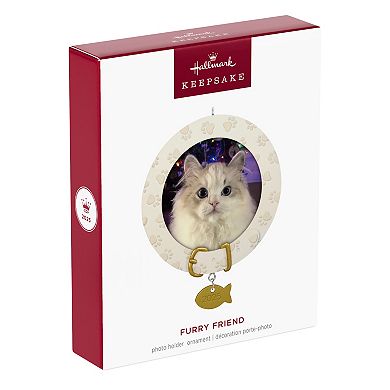 Furry Friend 2025 Photo Frame Hallmark Keepsake Christmas Ornament