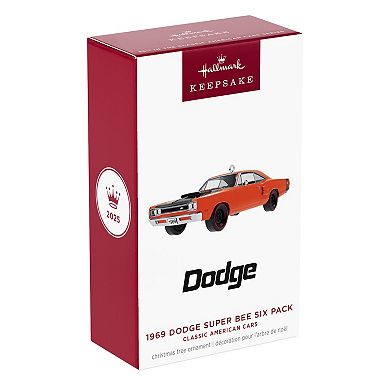 1969 Dodge Super Bee Six Pack Hallmark Keepsake Christmas Ornament