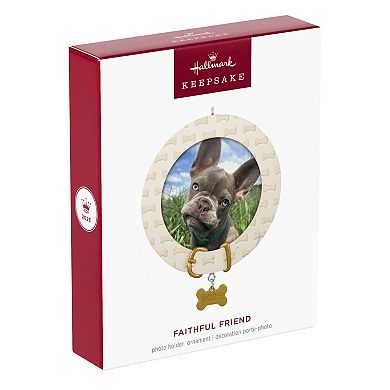 Faithful Friend 2025 Photo Frame Hallmark Keepsake Christmas Ornament