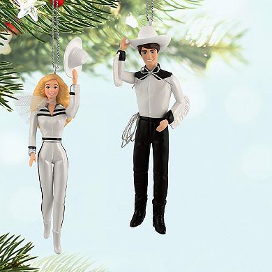 Barbie® & Ken 2-Pc. Western Stars Christmas Hallmark Keepsake Ornament Set