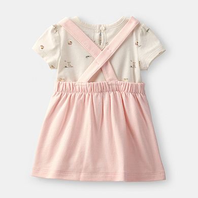 Baby Girl Carter's 2-Pc. Bunny Jumper & Tee Set