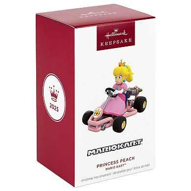 Nintendo Mario Kart Princess Peach Hallmark Keepsake Christmas Ornament