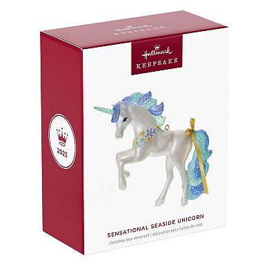Sensational Seaside Unicorn Hallmark Keepsake Christmas Ornament
