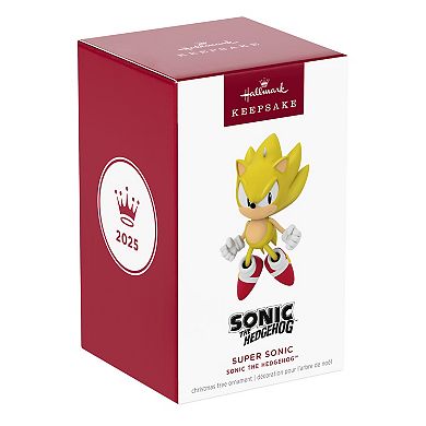 Sonic the Hedgehog Super Sonic Hallmark Keepsake Christmas Ornament